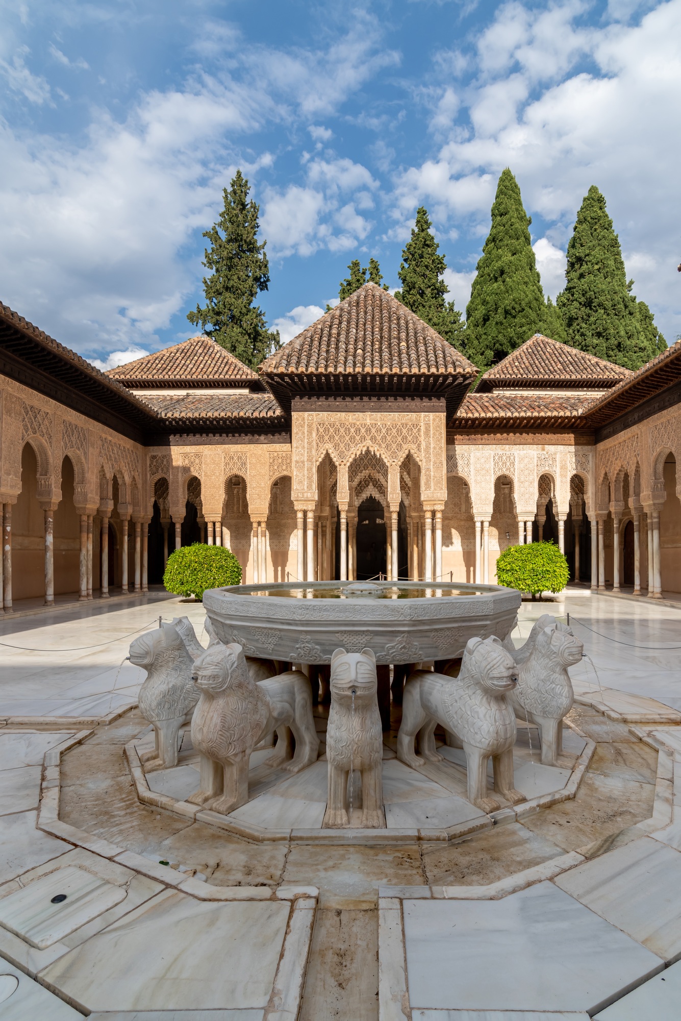 Court of Lions in Alhambra palace