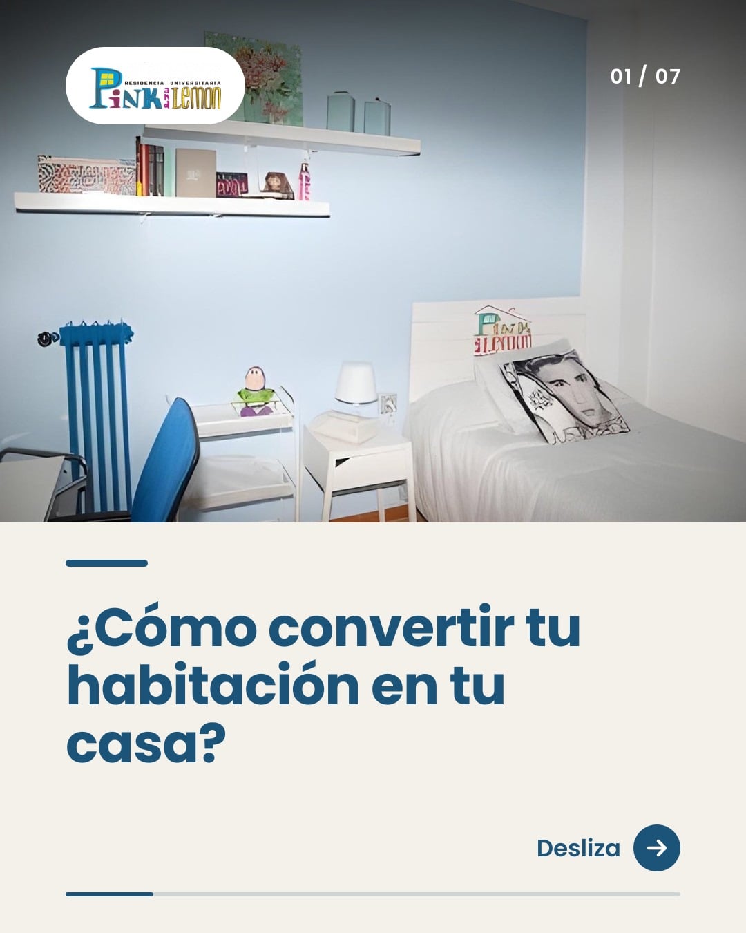 Cómo hacer tuya tu habitación de la residencia — 1 de 7