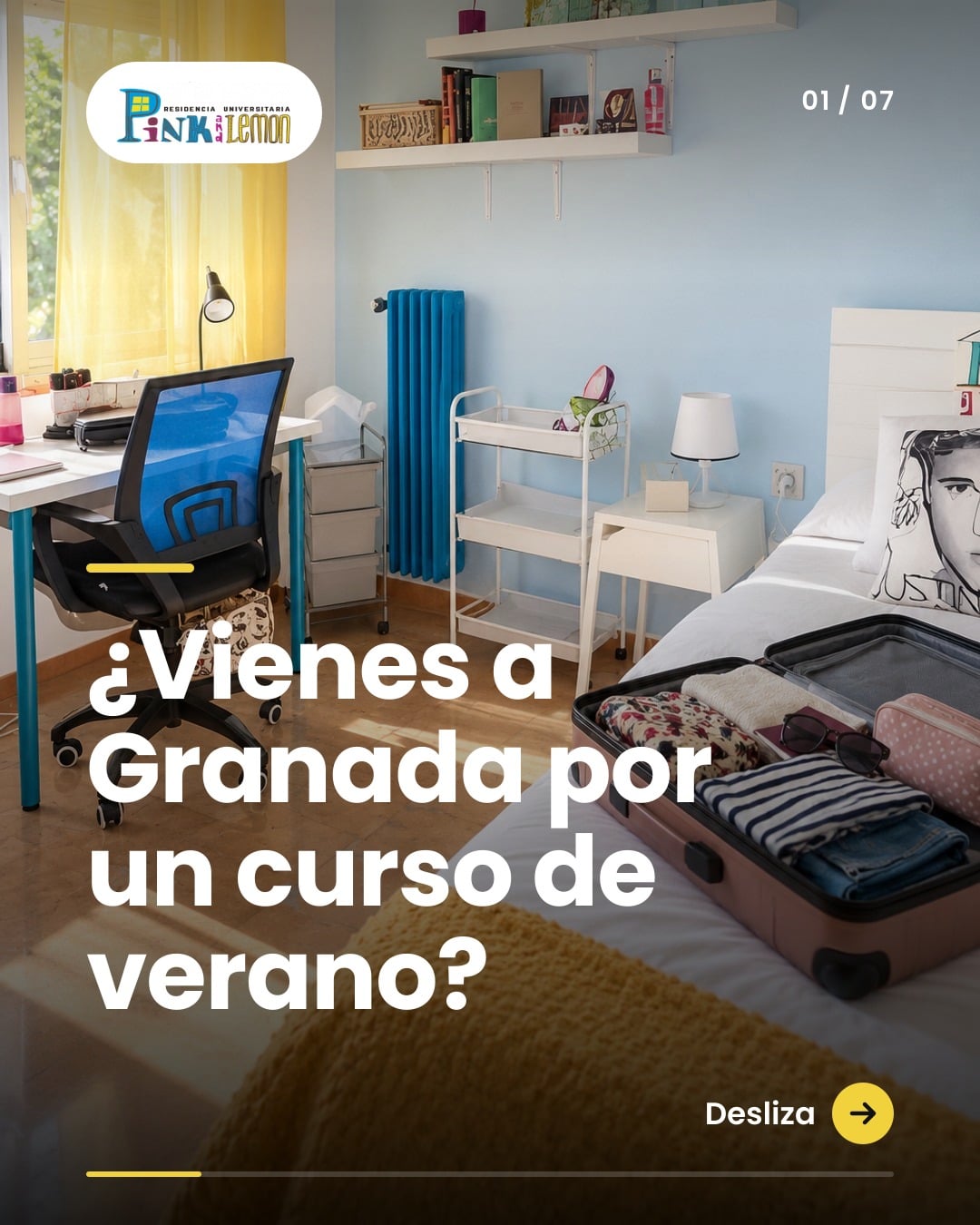 Alojamiento de verano para estudiantes en Granada — 1 de 7